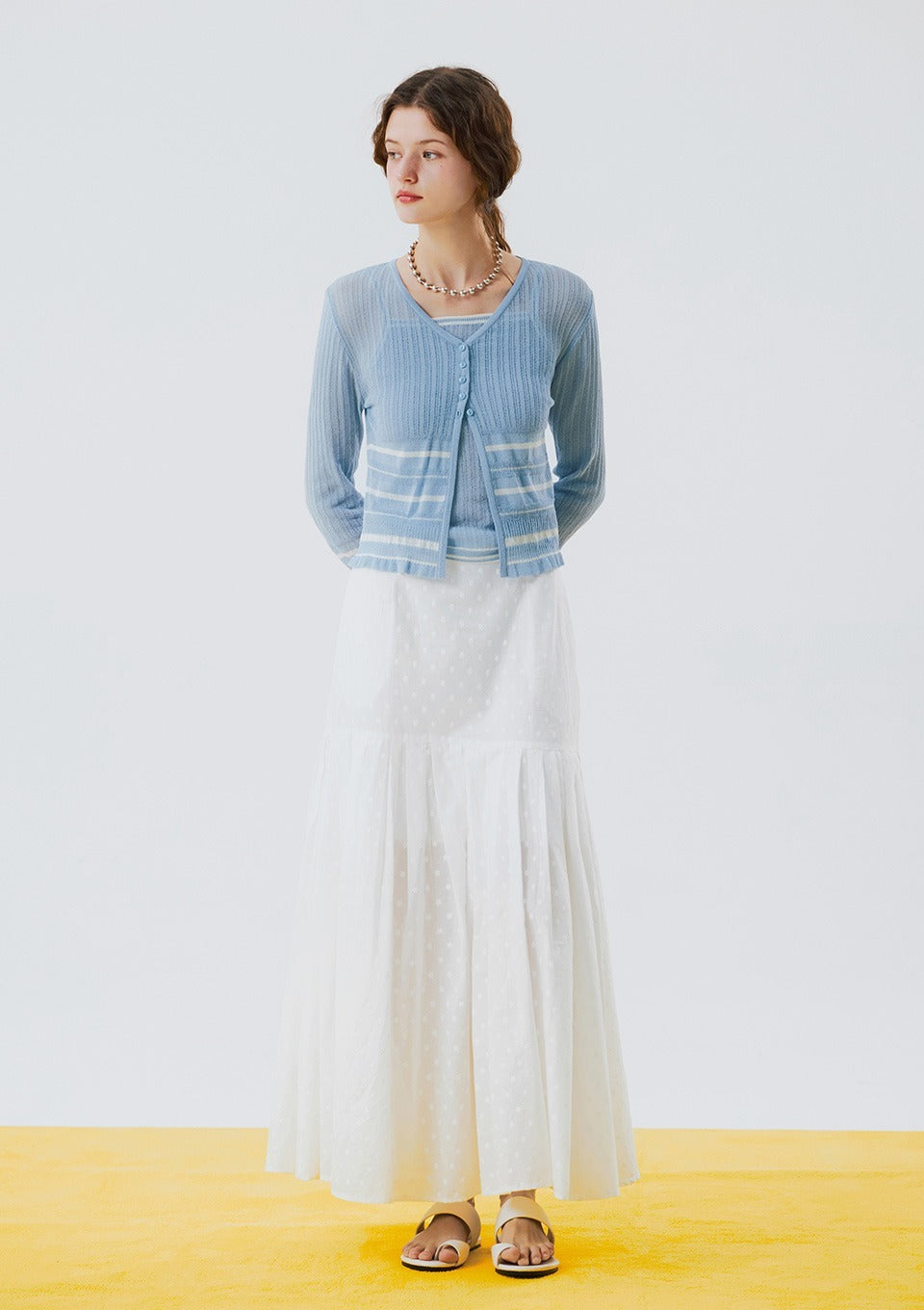 opendoorstudio-ss-25-texture-slimcardigan-set-blue