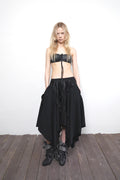 dared-ss-26-layered-panel-skirt-black-s