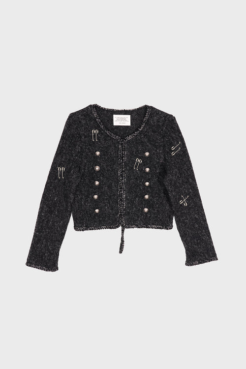 dared-fw-25-crest-double-button-knit-cardigan-black-s