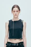ssy-ss-26-wrap-heart-chain-sleeveless-black-s