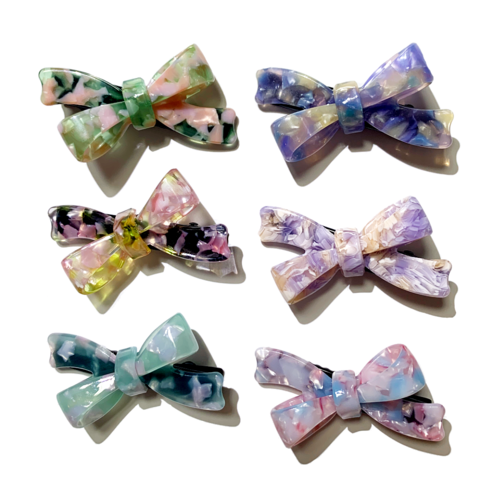 3amgang-seasonless-marble-ribbon-hairclip-6color