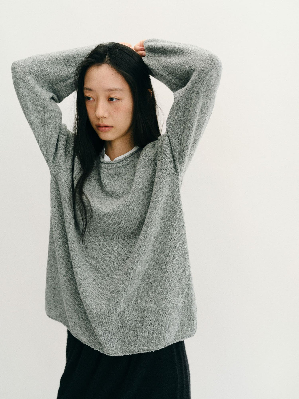 thefeu-fw-26-soft-boucle-knit-melange-gray-melange-gray-s