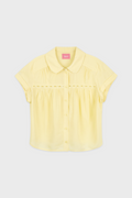 sinoon-ss-26-rose-lace-shirring-roll-up-blouse-yellow-yellow-s