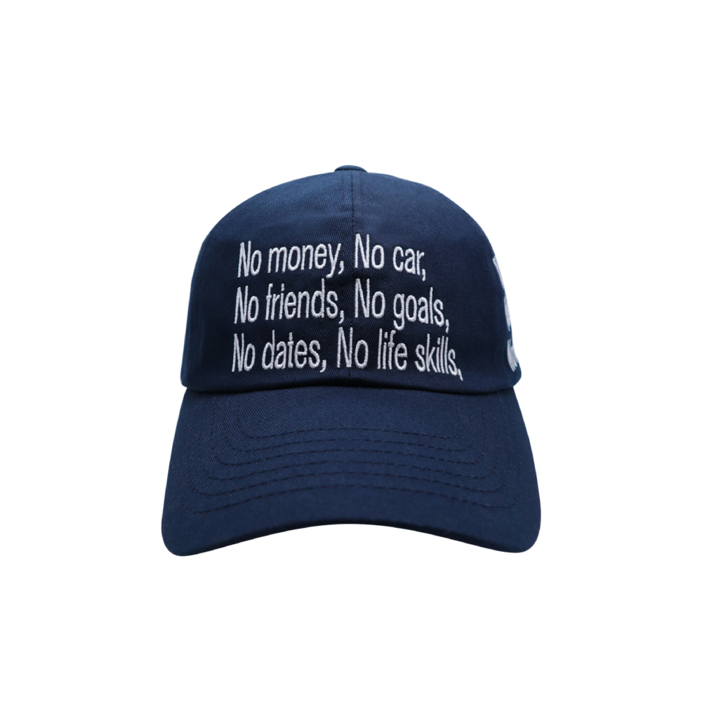 crappyroom-fw-25-losers-ball-cap-navy-navy-s