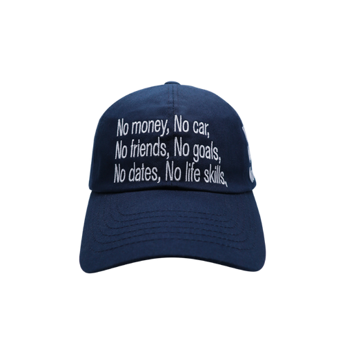 crappyroom-fw-25-losers-ball-cap-navy-navy-s