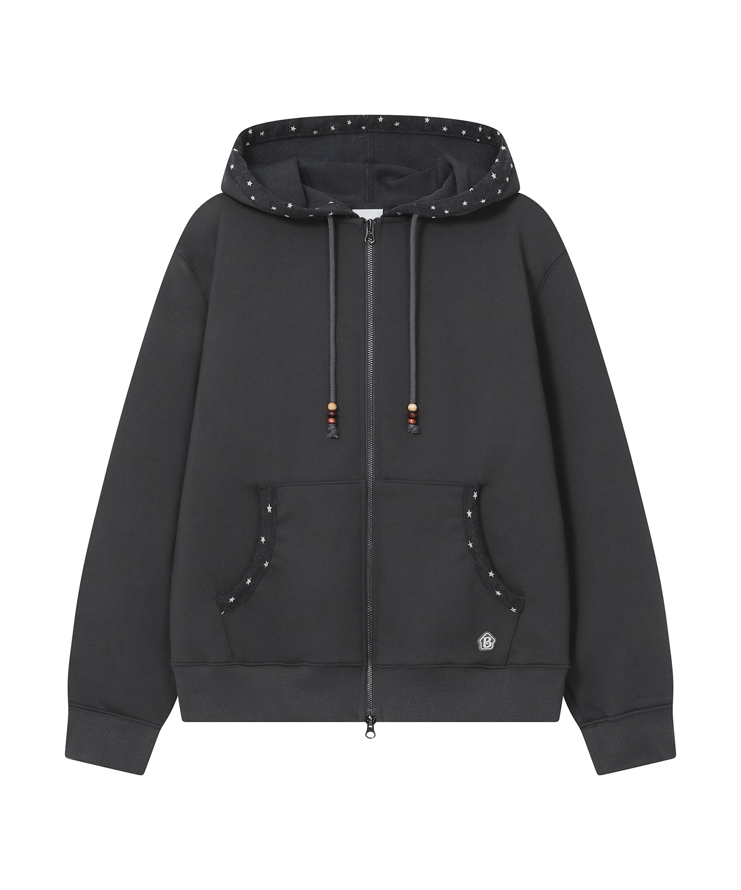bauf-ss-26-star-house-zip-up-hoodie-charcoal-charcoal-s
