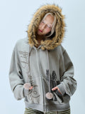 lartigent-fw-25-l21-snow-fur-hood-zip-up-beige-beige-s