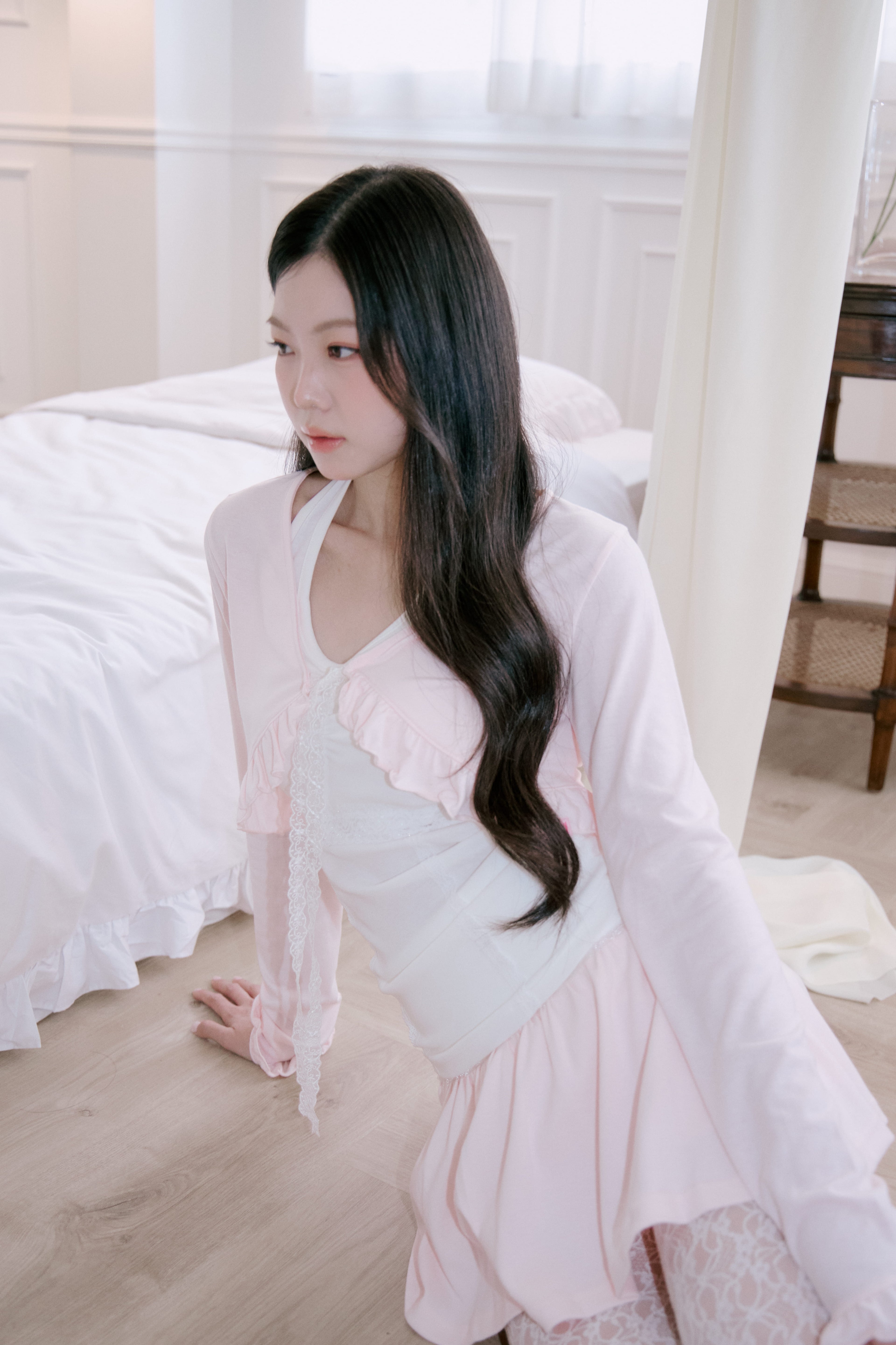 daynee-ss-26-rosy-frill-cardigan-pink-pink-s