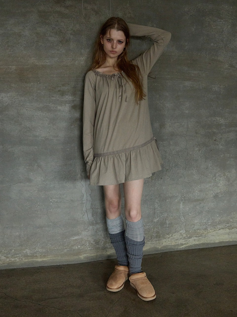 expired-girl-ss-25-mei-dress-taupe-taupe-s
