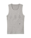 dandel-ss-26-dd-argyle-stitch-sleeveless-grey-gray-s