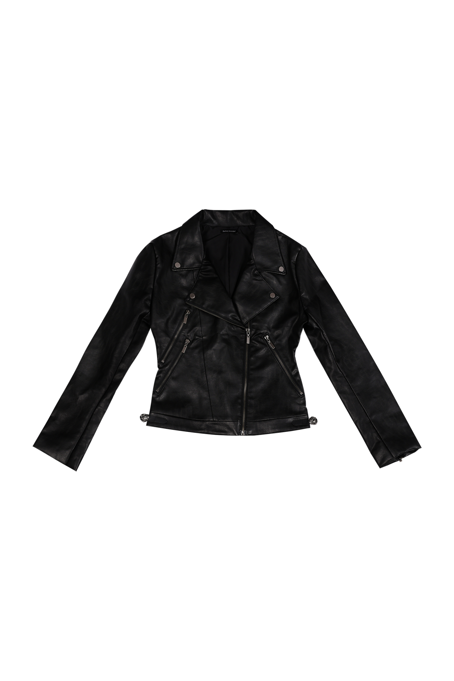 darling-you-are-bad-fw-24-antique-rose-slim-rider-jacket-#leather-black