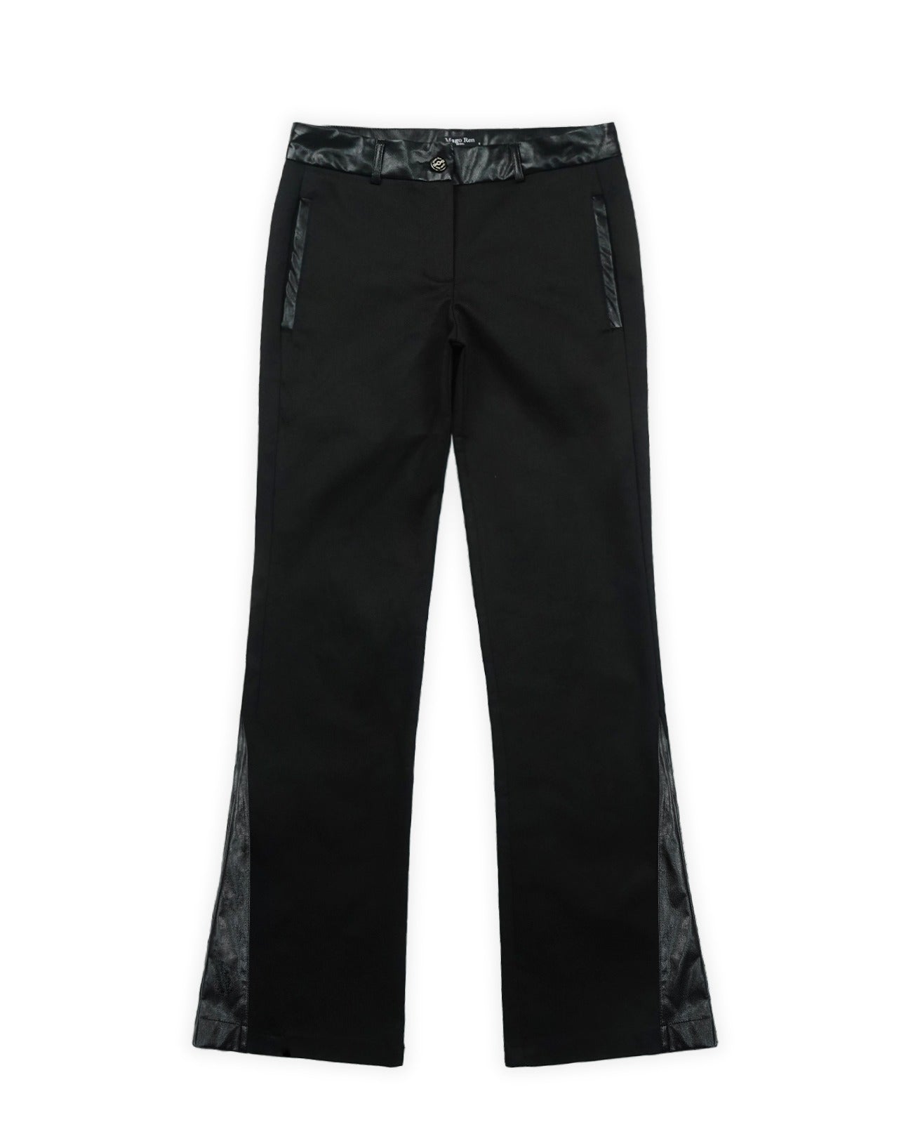magoren-seoul-ss-26-metal-triclipse-leather-mix-bootcut-pants-black-black-s