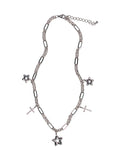 setup-exe-ss-25-star-cross-necklace-/-silver