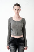 synerjyn-fw-25-layered-neck-button-cardigan-gray-gray-s