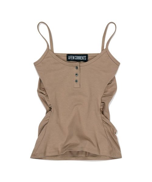 a-few-comments-fw-25-metal-button-shirring-tank-top-beige-beige-s