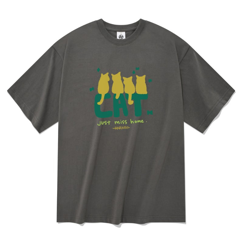 radineo-ss-25-cat-short-sleeve-t-shirt-gray-gray-s