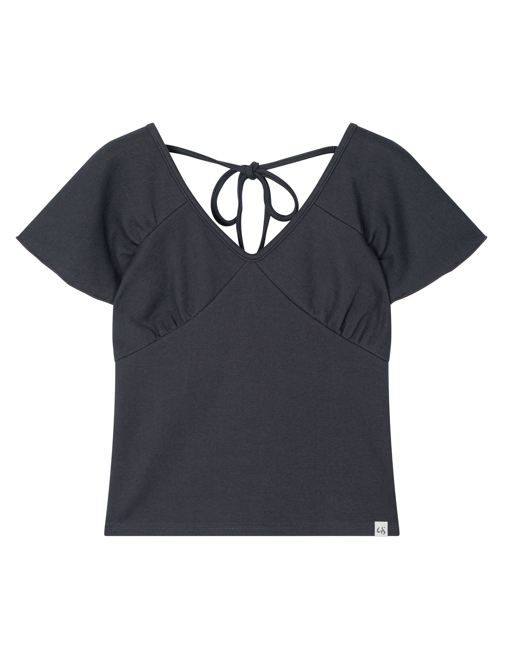 uglyshadow-fw-26-wrap-shirring-top-charcoal-charcoal-s