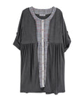 high-school-disco-ss-26-check-layered-cardigan-charcoal-charcoal-s