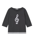 bauf-ss-26-melody-boat-neck-3-4-sleeve-t-shirt-charcoal-charcoal-s