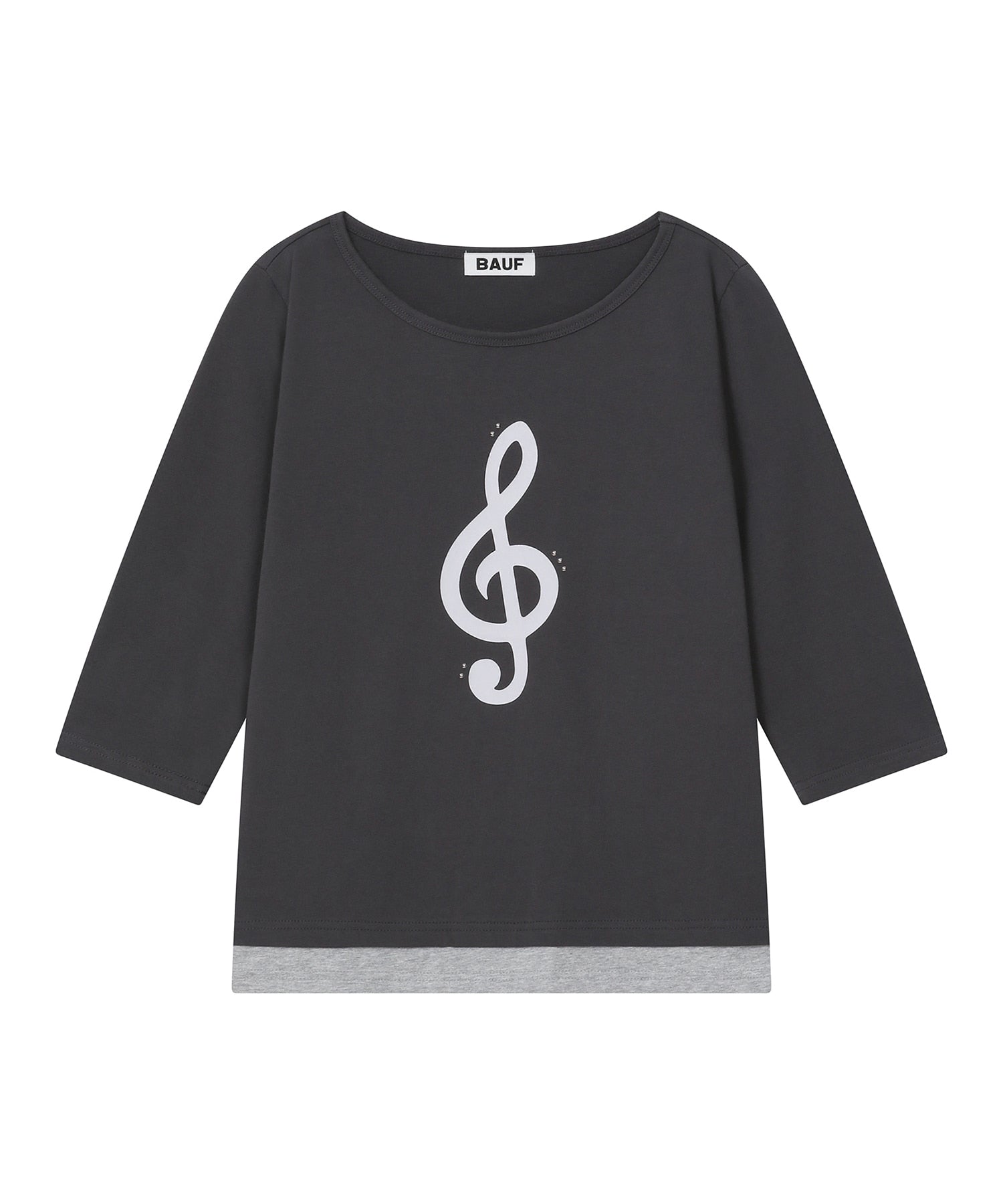 bauf-ss-26-melody-boat-neck-3-4-sleeve-t-shirt-charcoal-charcoal-s