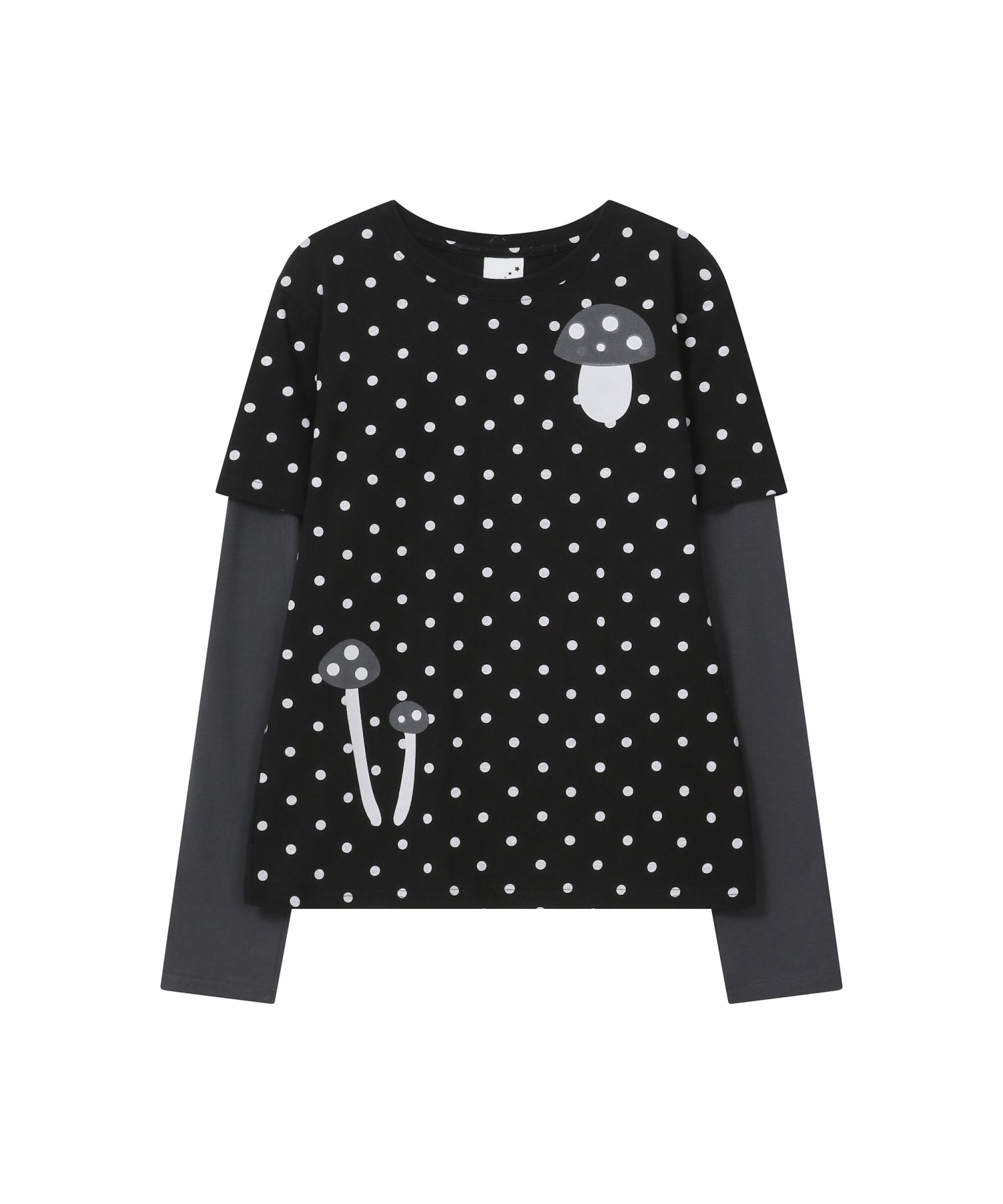 bauf-fw-25-mushroom-layered-long-sleeve-black-black-s