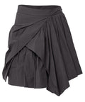 flareup-ss-25-asymmetrical-draped-layered-skirt-(fl252_charcoal)