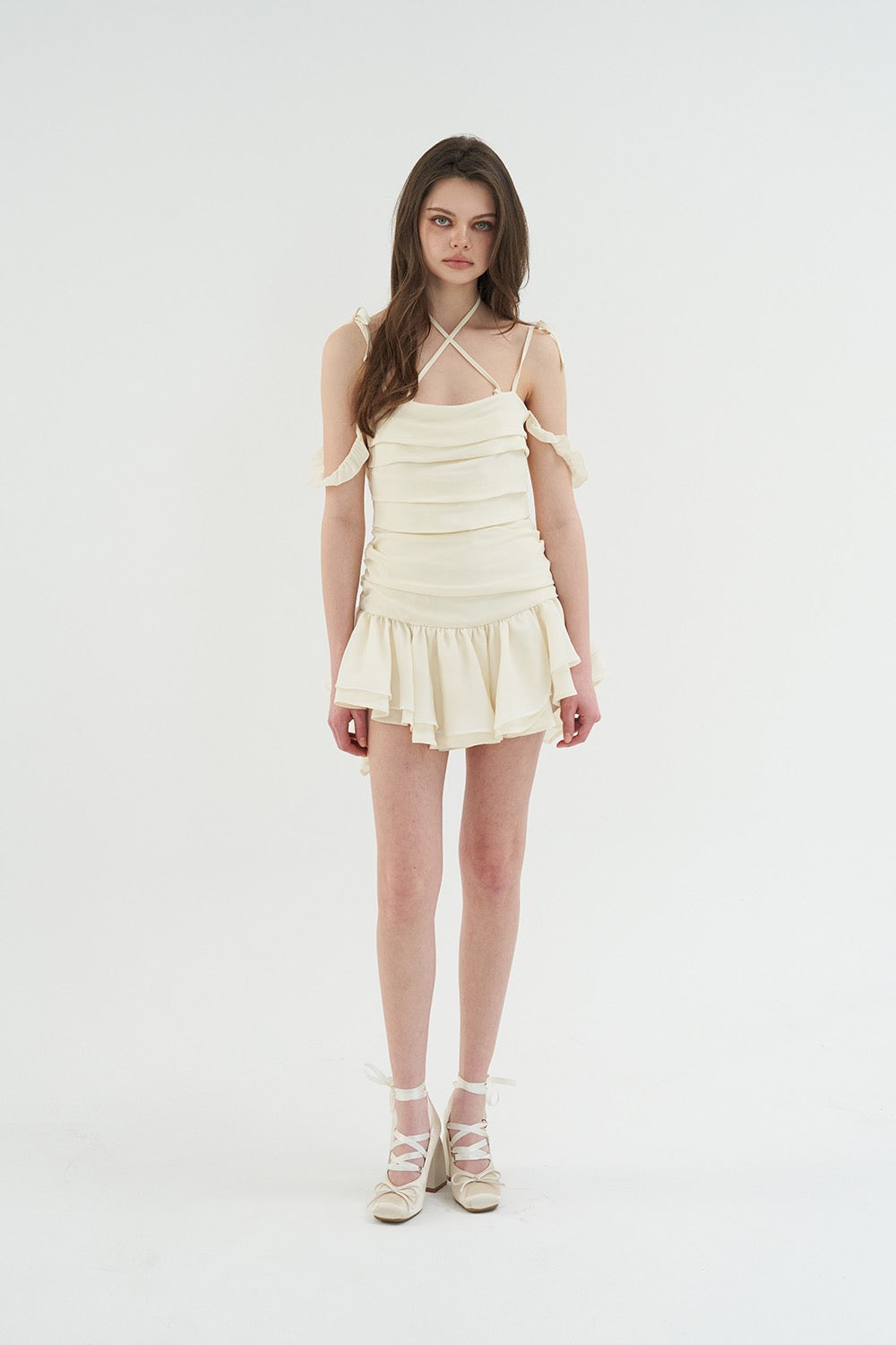 odd-one-out-ss-26-ballerina-tuck-satin-dress-ivory-ivory-s