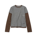 mainbooth-ss-26-layered-border-t-shirt-brown-brown-s
