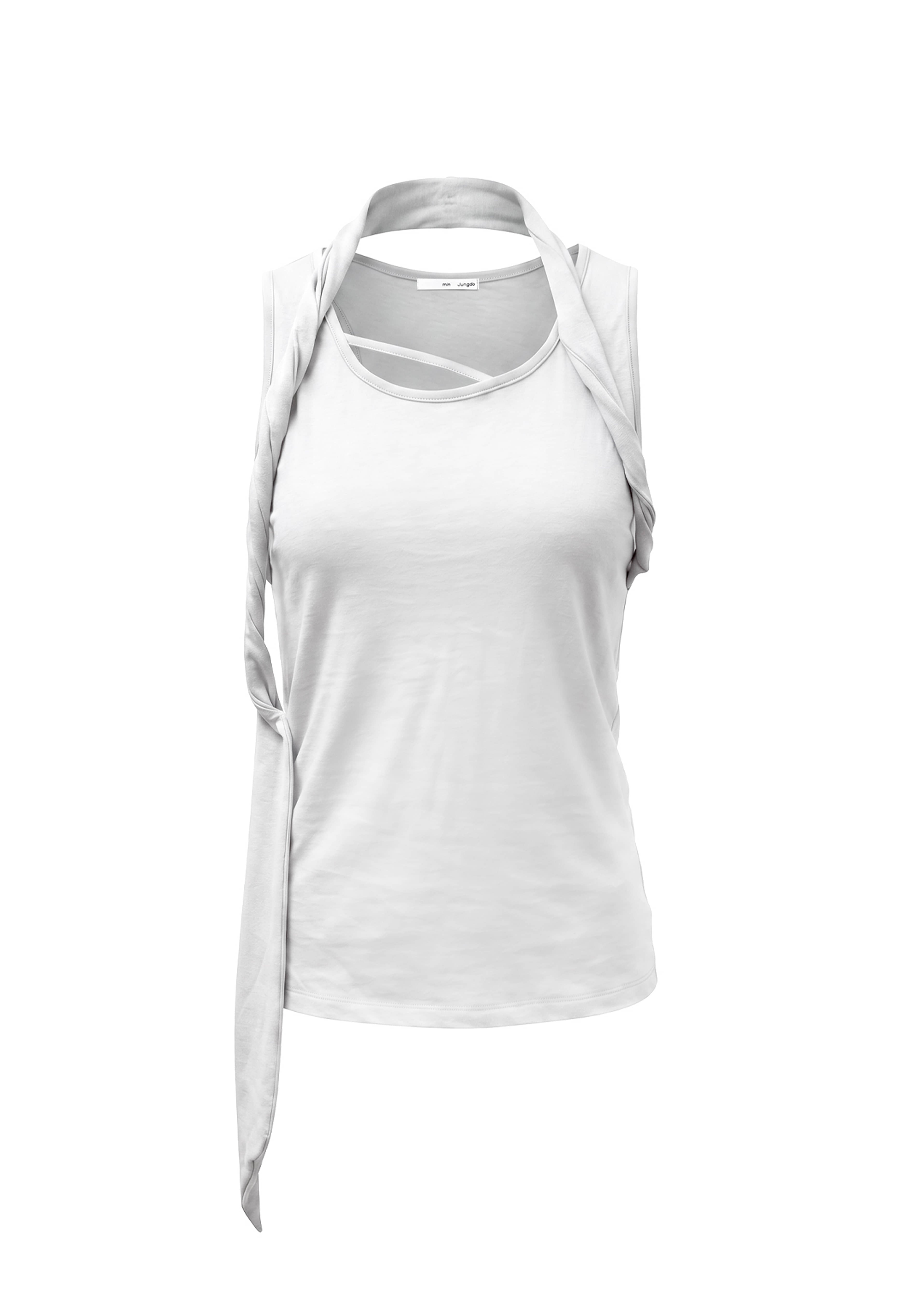 jungdo-ss-26-floating-loop-sleeveless-white-white-s