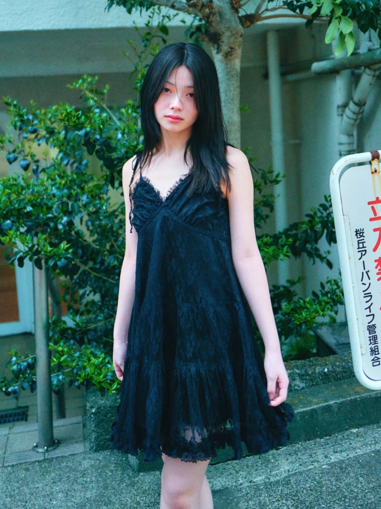 lo-axual-ss-25-lace-trimming-bustier-dress_black