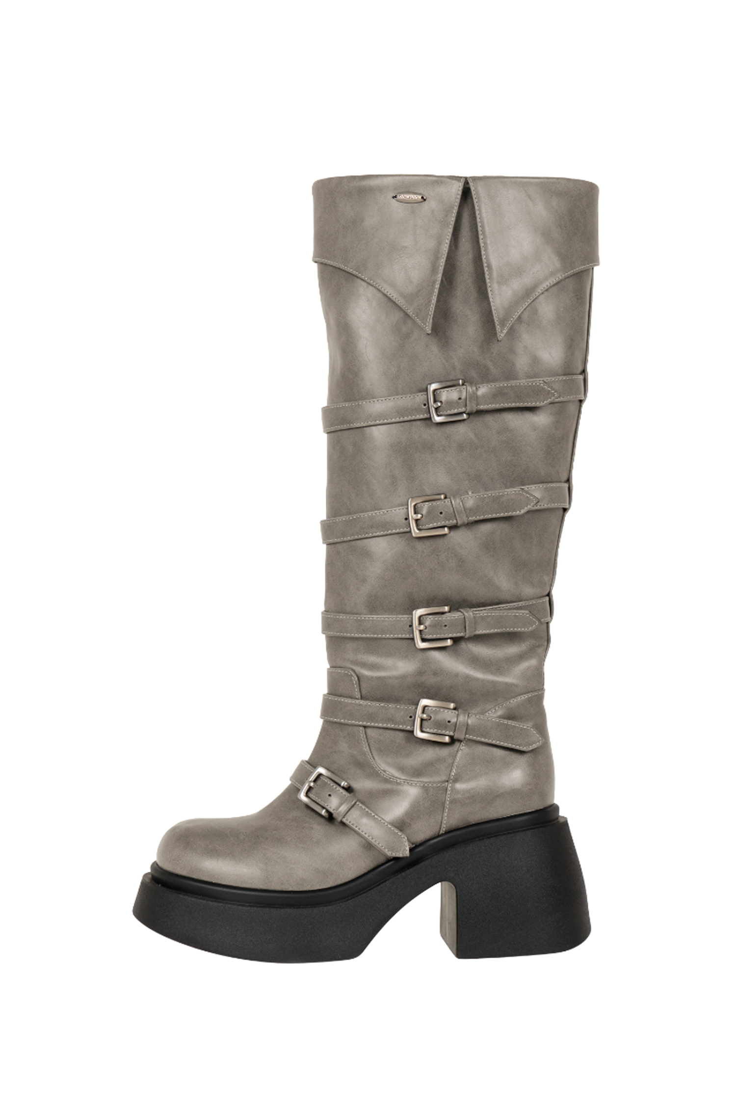 synerjyn-fw-25-western-buckle-boots-beige-beige-s