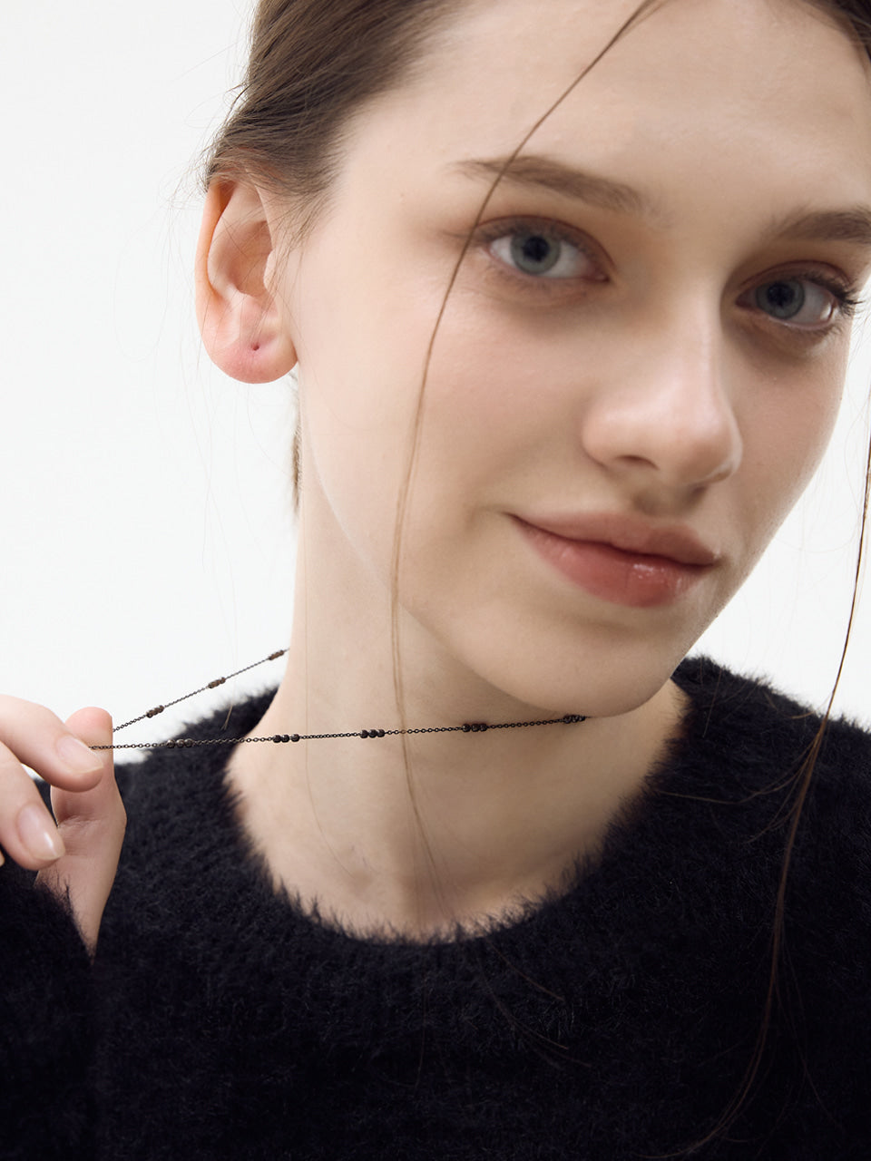 lombrillant-fw-25-black-chain-choker-necklace-silver-s