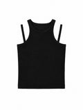 meenderi-ss-26-curve-strap-sleeveless-black-black-s