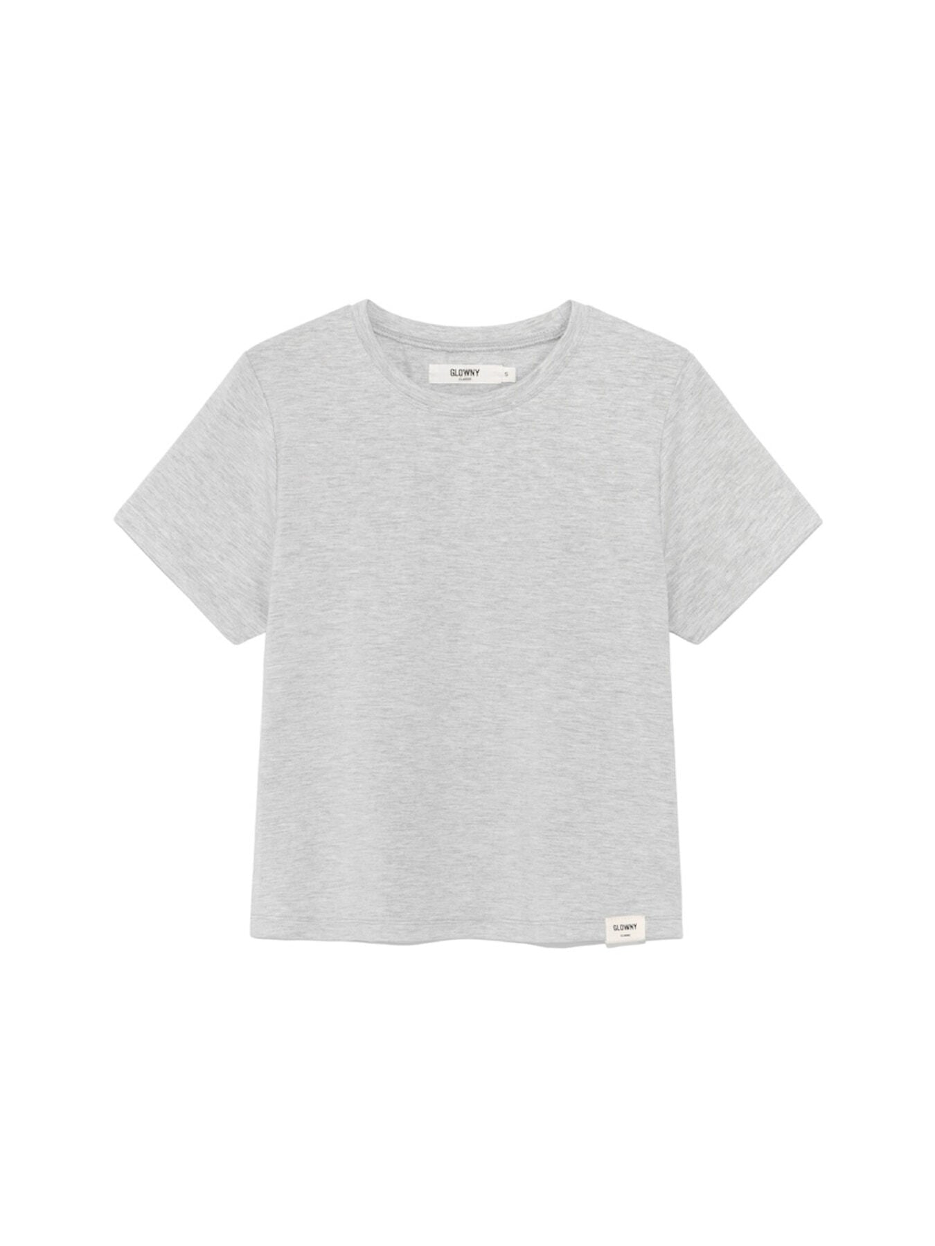 glowny-ss-26-g-soft-baby-tee-melange-gray-gray-s