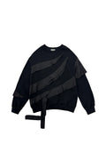differentis-ss-25-sheer-ruffled-sweatshirtblack
