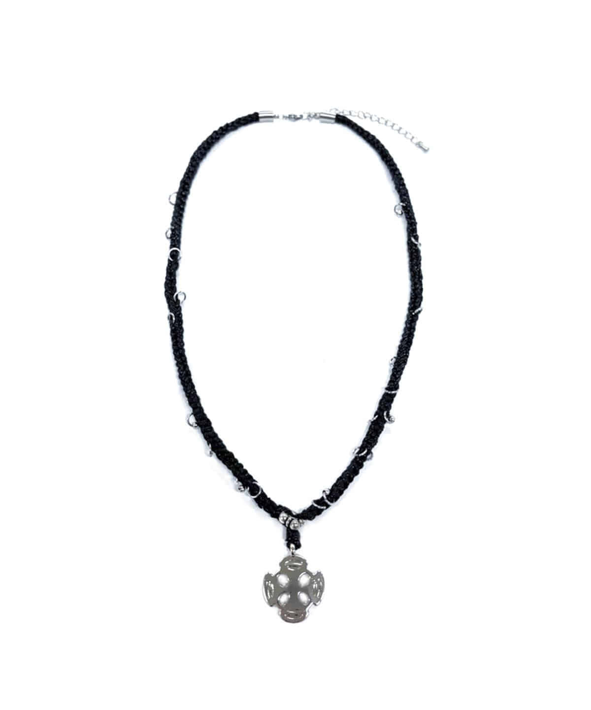 0104-ss-25-s/no.15-braid-ring-necklace
