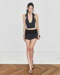 yuheelee-ss-25-shirring-mini-skort-black-black-s