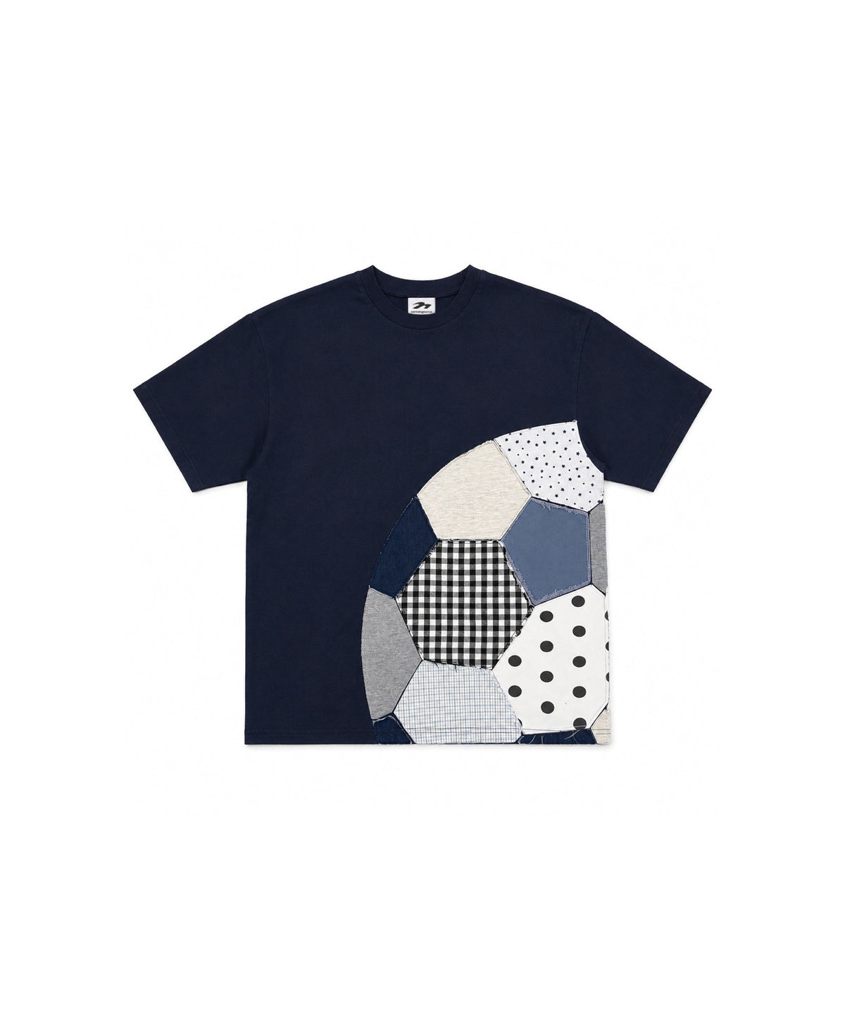 tansanmagnesium-fw-26-soccer-ball-applique-t-shirt-navy-navy-s