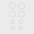 eireve-seasonless-basic-hoop-earring-set-4-pcs