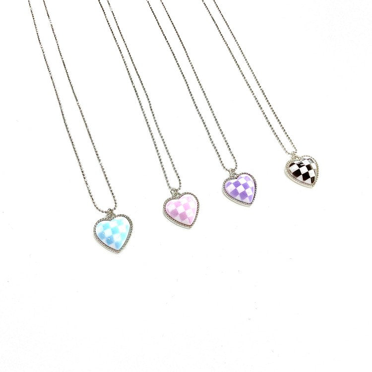 wandering-youth-ss-26-checkerboard-heart-necklace-4color-black-s