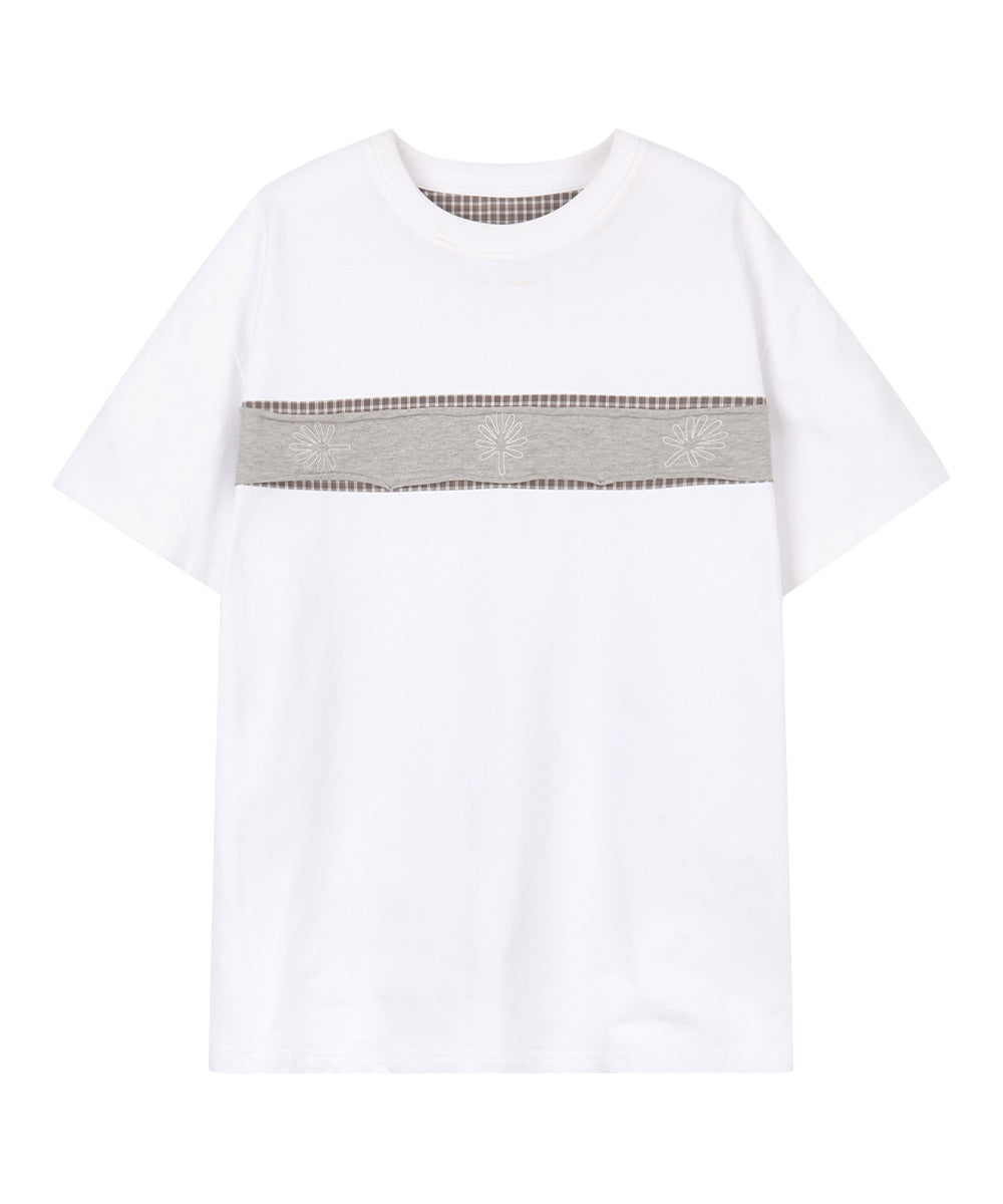 dandel-ss-26-dd-check-inset-symbol-tee-white-white-s