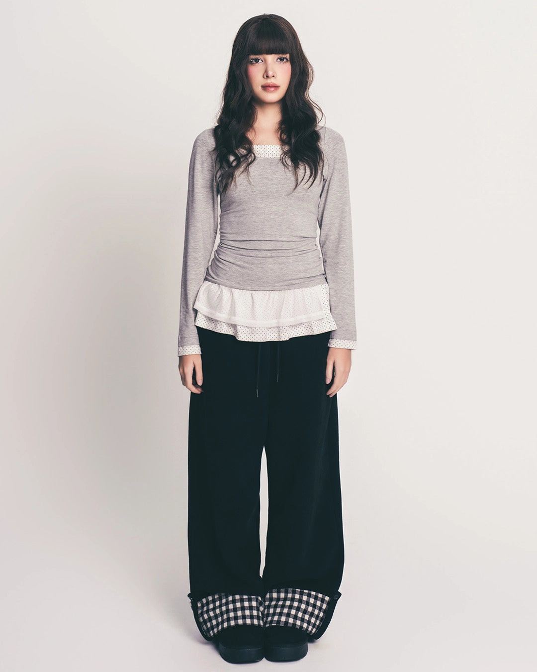 fazed-fw-24-check-folding-sweatpants-black