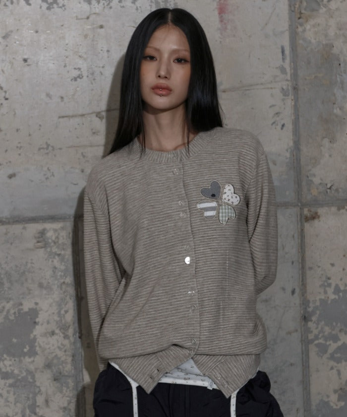 fancy-club-fw-25-clover-patchwork-cardigan-beige-f25za008-beige-s