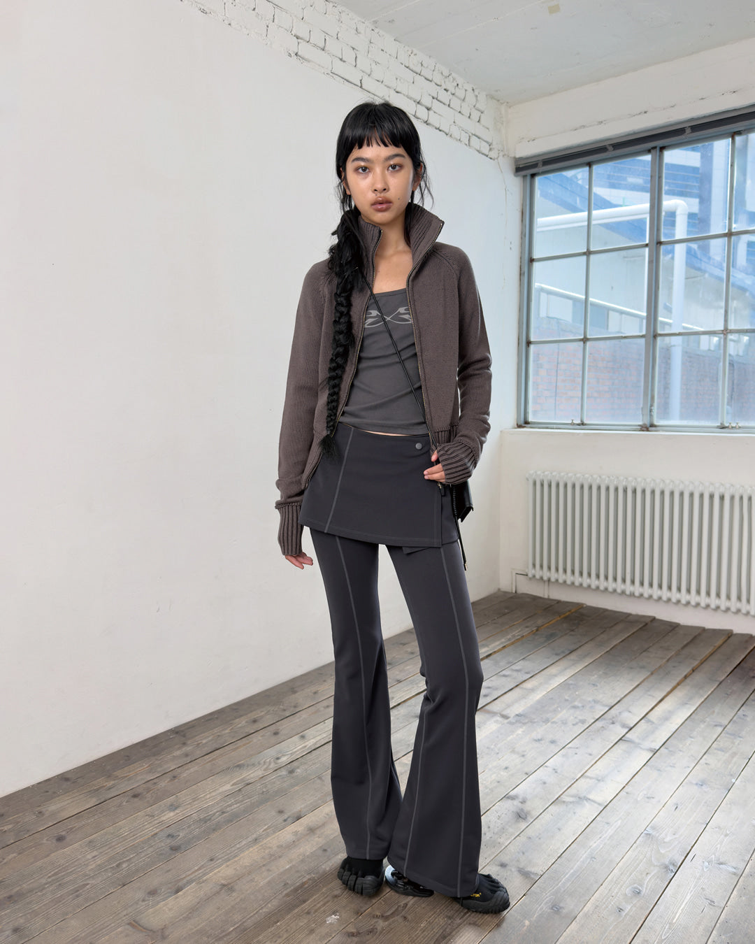 porterna-fw-25-layered-skirt-pants-set-deep-charcoal-charcoal-s