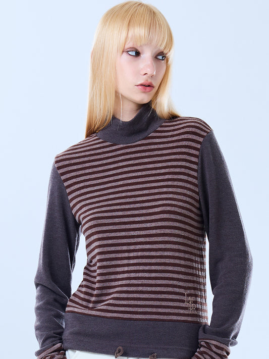 luv-is-true-fw-24-lvtr-stripe-turtleneck-knit(brown)