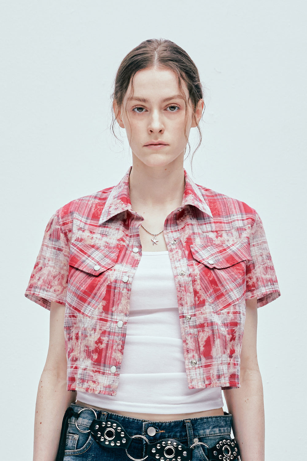 ssy-ss-26-tie-dye-western-check-crop-shirts-red-red-s