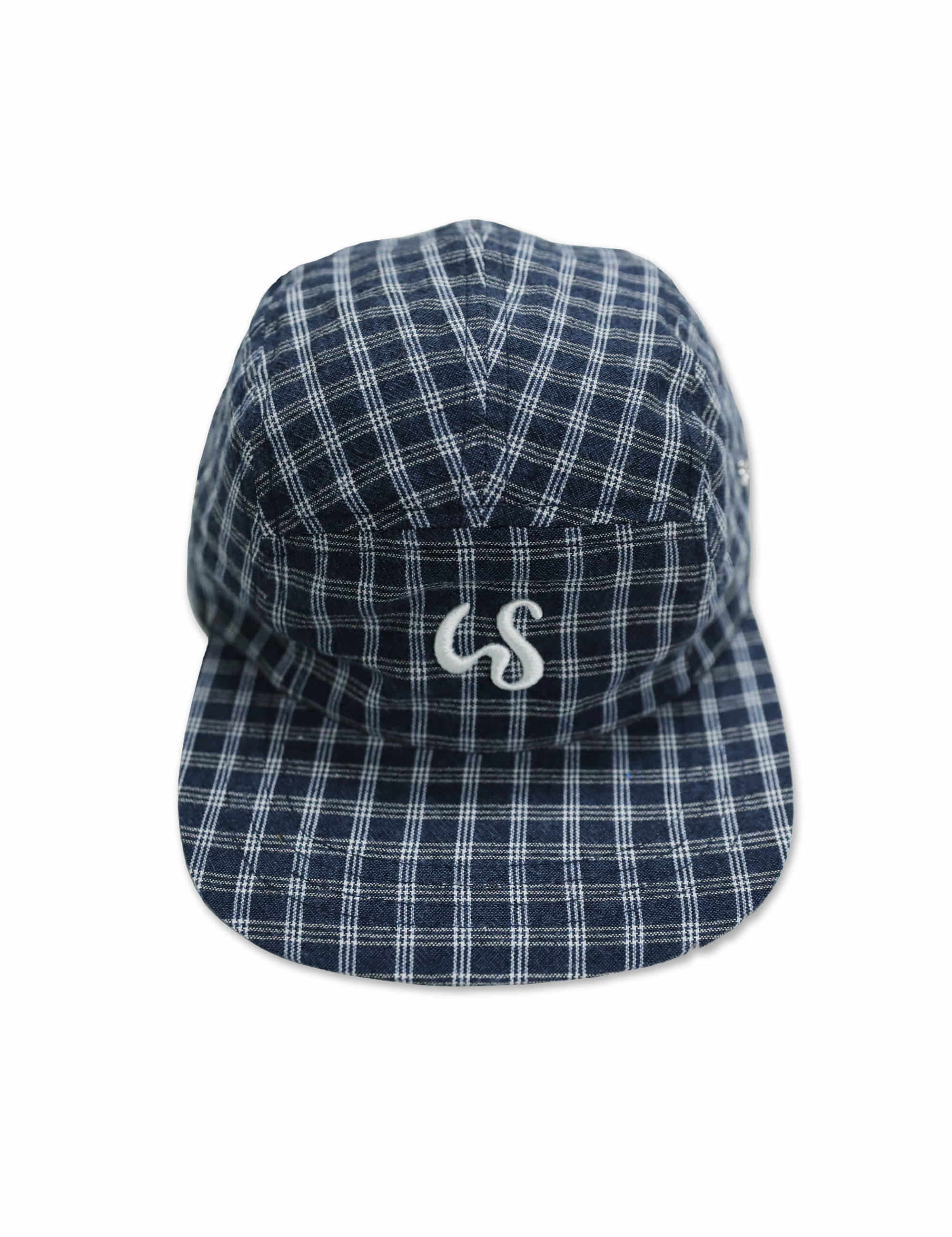 ugly-shadow-fw-25-checkered-campcap-navy-navy-s