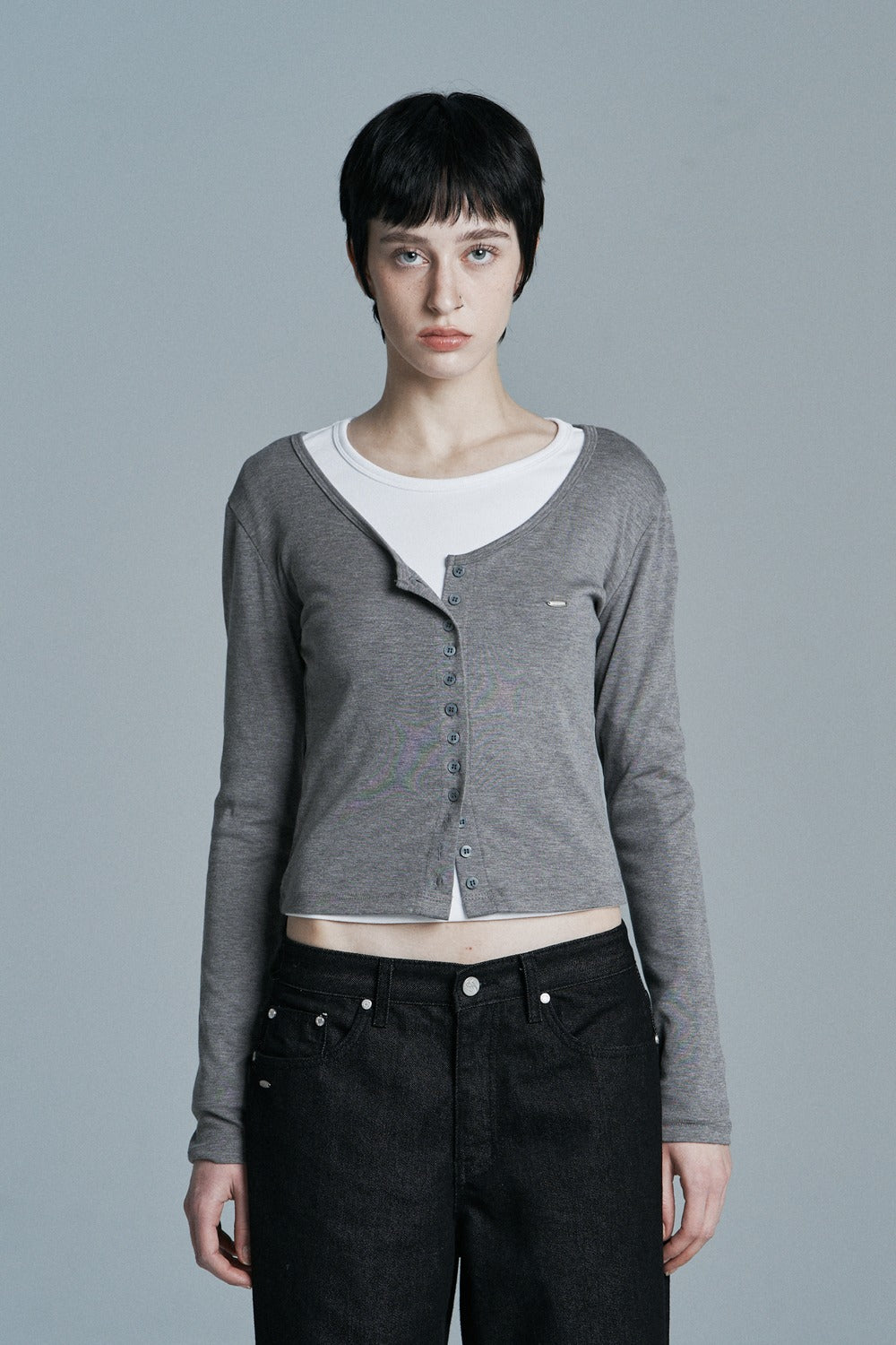 synerjyn-fw-25-button-long-sleeve-cardigan-melange-melange-s