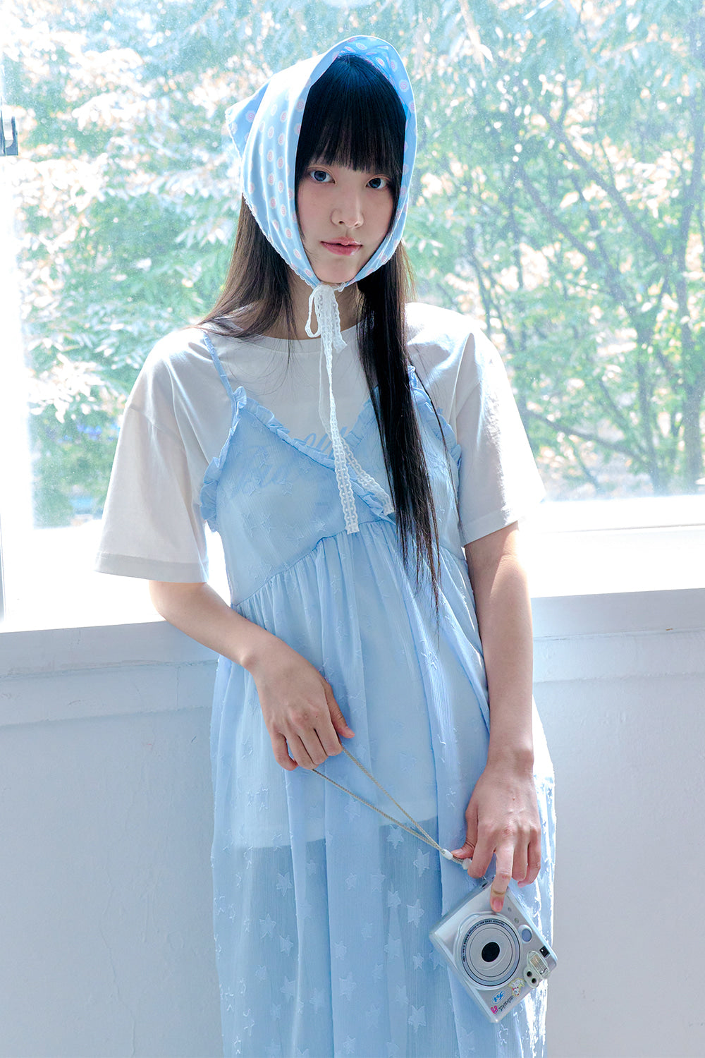 kicobe-ss-25-shiny-star-layered-dress_blue