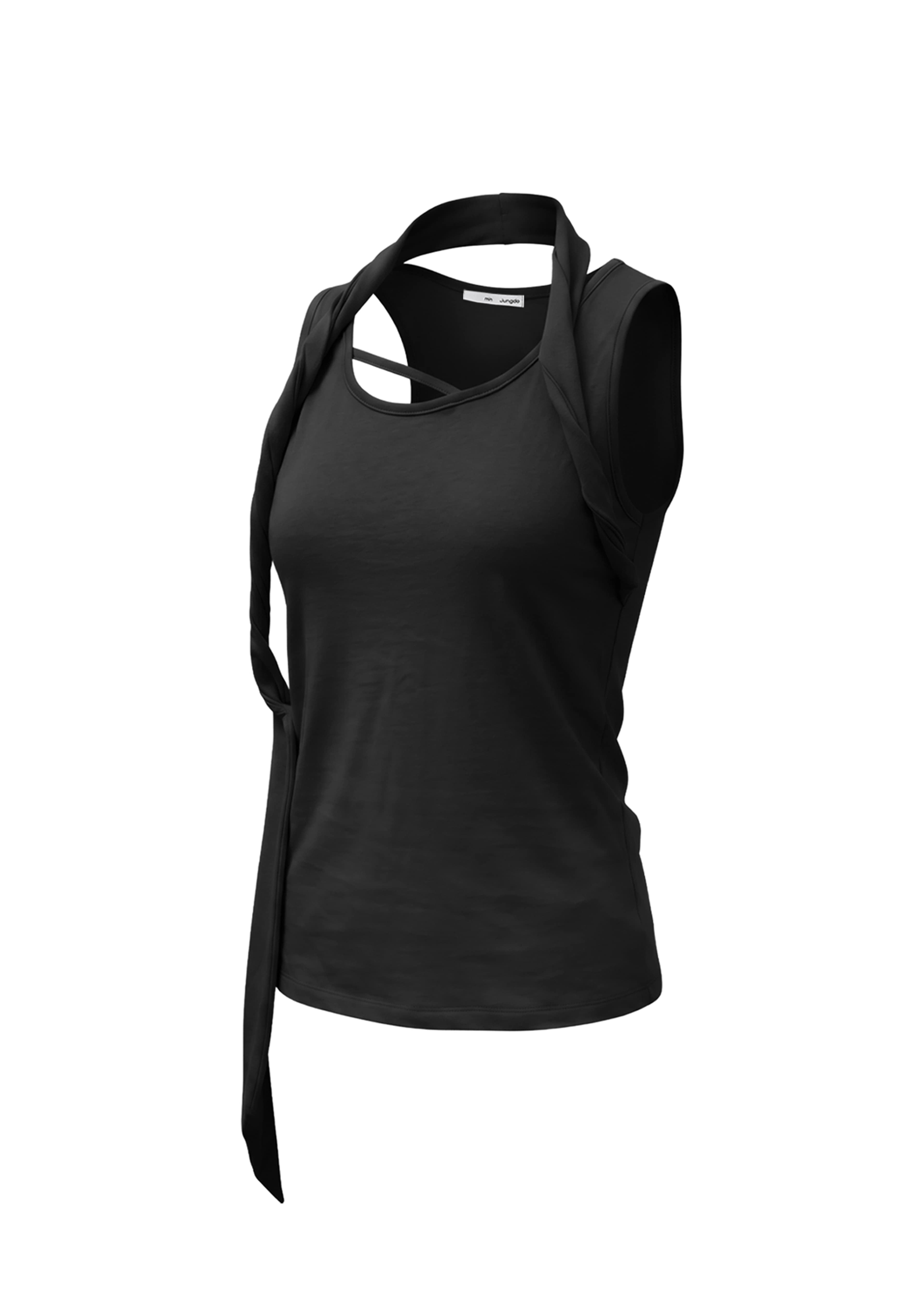 jungdo-ss-26-floating-loop-sleeveless-black-black-s